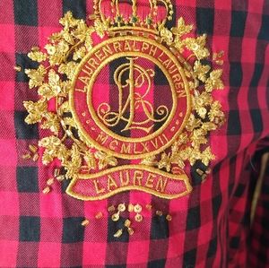 NWOT, Petite Large Lauren Ralph Lauren button down